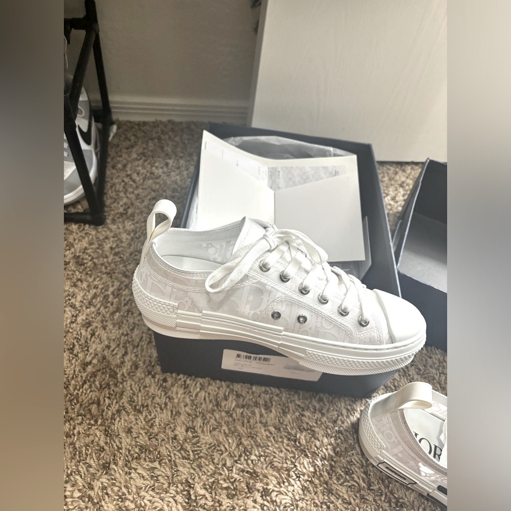 White sneakers